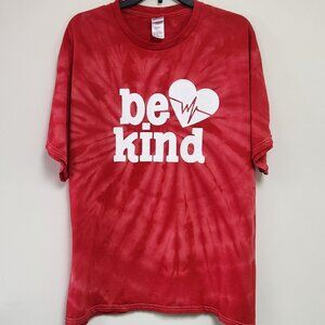 XL Women's Red Tie-Dye Tshirt